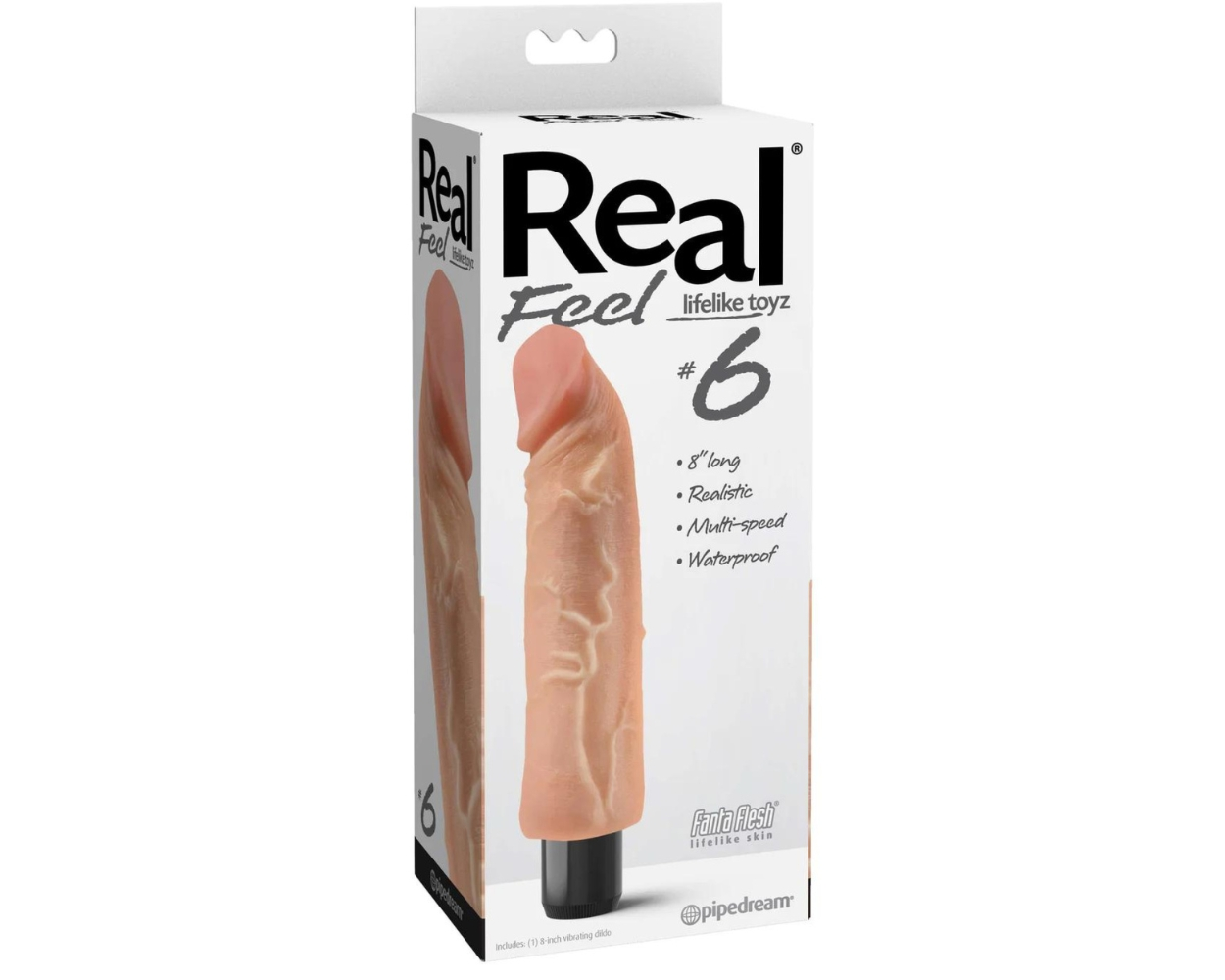 REAL FEEL NO. 6 REALISTIC 8IN VIBRATOR | Eva\'s Boutique