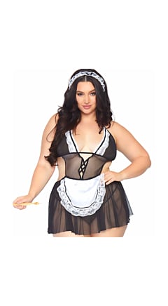 FRENCH MAID LINGERIE SET QUEEN