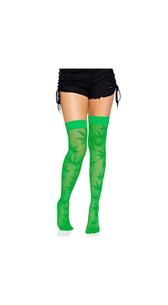 420 NET THIGH HIGH STOCKINGS