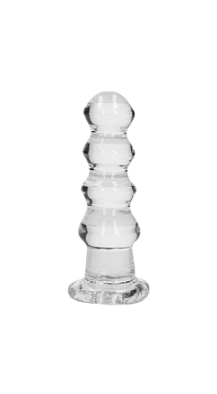 6" CURVY TRANSLUCENT DILDO