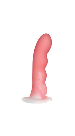 7" SIMPLY SWEET WAVY SILICONE DILDO