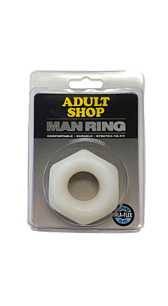Adult Shop Man Ring The Nut Ring Clear