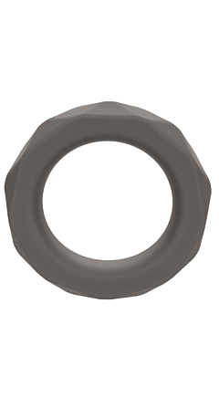 ALPHA LIQUID SILICONE GRAY PROLONG PRISMATIC COCK RING
