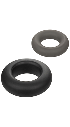 ALPHA LIQUID SILICONE PROLONG COCK RING SET OF 2