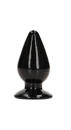 CRYSTAL CLEAR ANAL PLUG IN BLACK