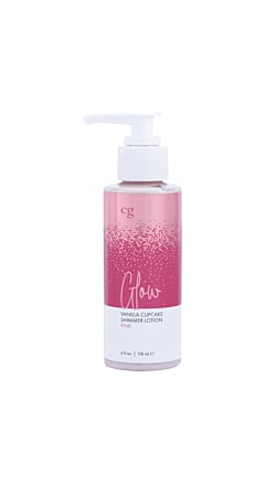 GLOW VANILLA CUPCAKE SHIMMER LOTION PINK 4 OZ