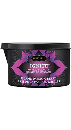 IGNITE MASSAGE OIL CANDLE ISLAND PASSION BERRY