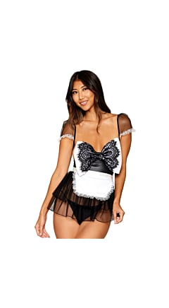 MAID TO PLEASE BABYDOLL BEDROOM COSTUME