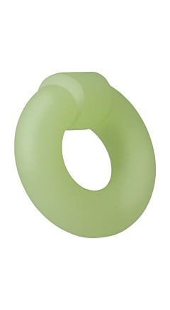MEGA RING GLOW COCK RING IN GREEN