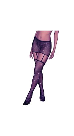 ONE PIECE RHINESTONE GARTER SKIRT