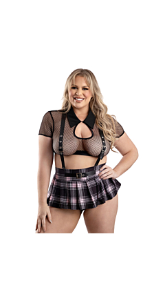 QUEEN SKIPPING CLASS SCHOOL GIRL BEDROOM COSTUME SET