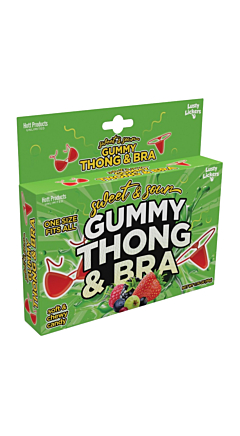 SWEET & SOUR GUMMY THONG & BRA