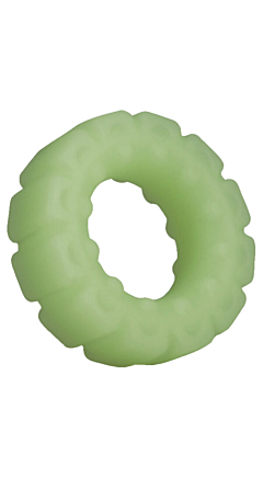 TIRE GLOW GREEN PENIS RING