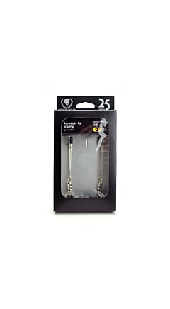 Adjustable Tweezer Clamps with Jewel Chain