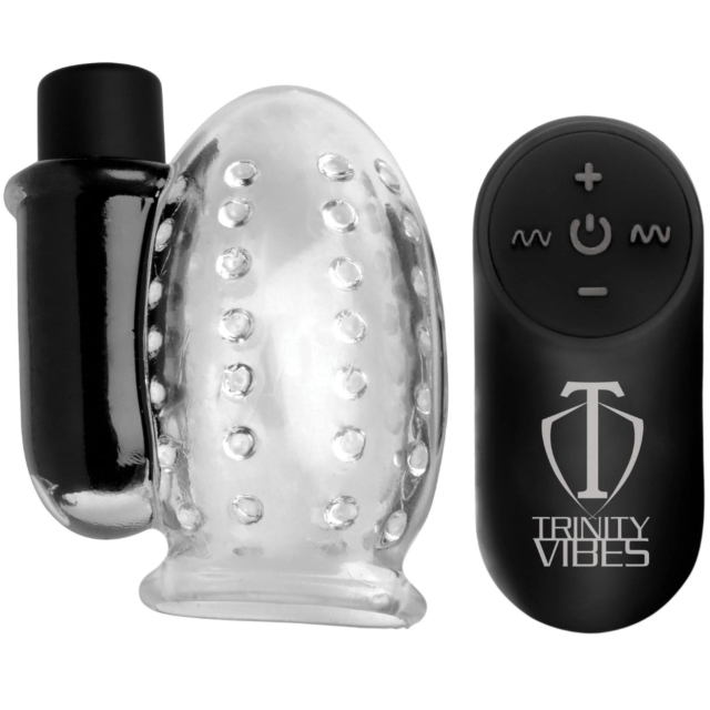 28X RECHARGEABLE PENIS HEAD TEASER WITH REMOTE