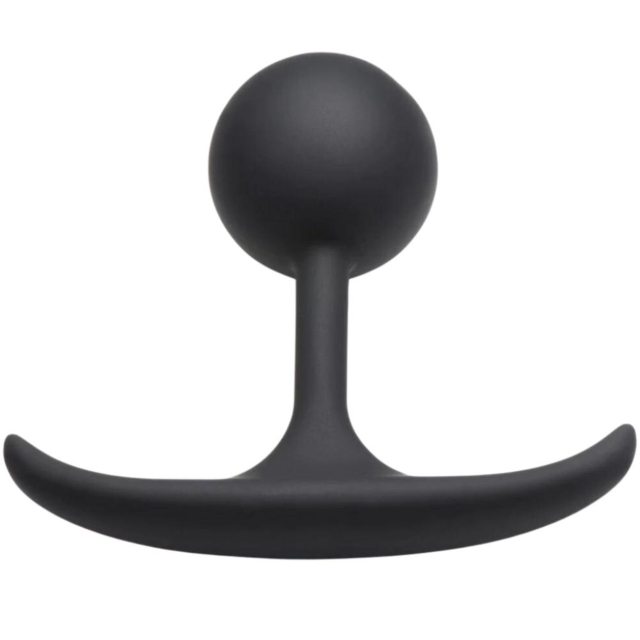 COMFORT SILICONE WEIGHTED ANAL PLUG SMALL