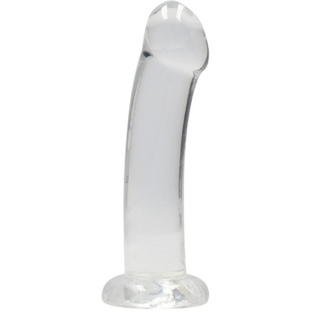 CRYSTAL CLEAR 7" DILDO WITH SUCTION CUP CLEAR