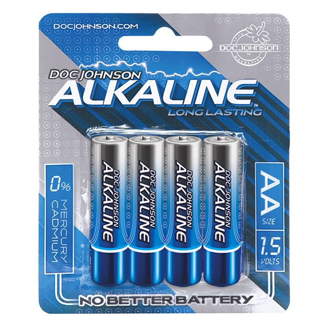 Doc Johnson Alkaline AA Batteries 4-Pack