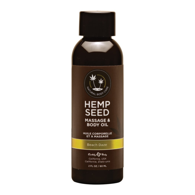 Hemp Seed Massage & Body Oil-Beach Daze-2 OZ