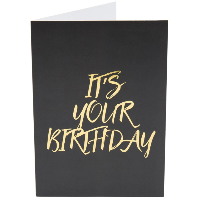 IT'S YOUR BIRTHDAY NAUGHTY NOTES GREETING CARD