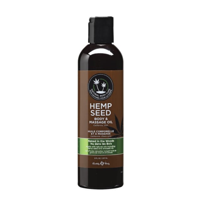 Hemp Seed Body & Massage Oil - Naked In The Woods - 8 oz