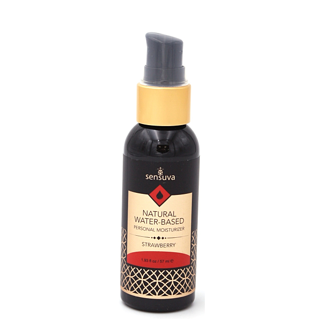Natural Waterbased Personal Moisturizer-Strawberry-1.93 OZ