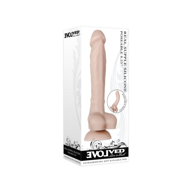 Real Supple Poseable Dildo 8.25"