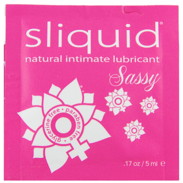 SLIQUID SASSY NATURALS ULTRA THICK WATERBASED LUBRICANT .17 OZ PILLOW