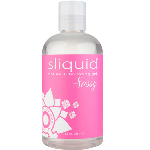 SLIQUID SASSY NATURALS ULTRA THICK WATERBASED LUBRICANT 8.5 OZ