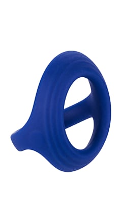 ADMIRAL DUAL COCK RING BLUE