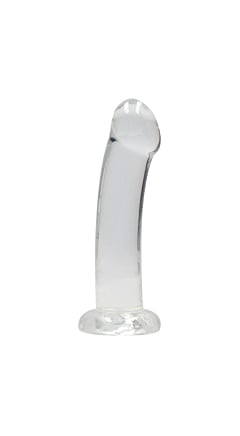 CRYSTAL CLEAR 7" DILDO WITH SUCTION CUP CLEAR