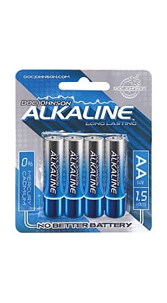 Doc Johnson Alkaline AA Batteries 4-Pack