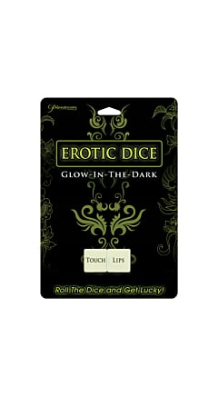Erotice Dice Glow-In-The-Dark