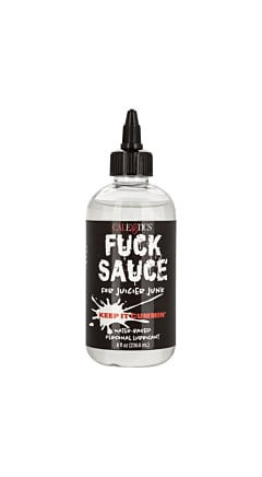 FUCK SAUCE WATER BASED PERSONAL LUBRICANT 8 FL OZ