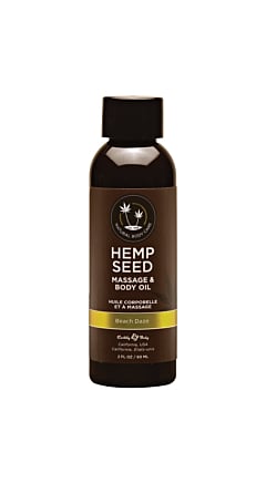 Hemp Seed Massage & Body Oil-Beach Daze-2 OZ