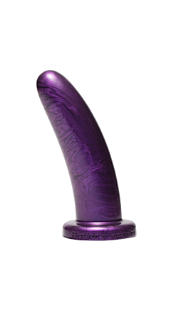 HERSPOT PLUM ORCHID DILDO SILICONE 5.7IN