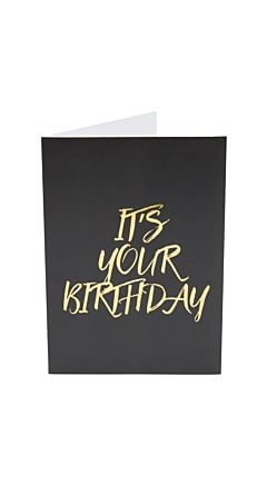 IT'S YOUR BIRTHDAY NAUGHTY NOTES GREETING CARD