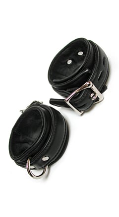 Leather Ankle Cuffs-S/M