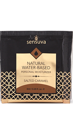 Natural Water-Based Personal Moisturizer-Salted Caramel-.20 OZ