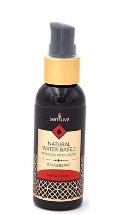 Natural Waterbased Personal Moisturizer-Strawberry-1.93 OZ