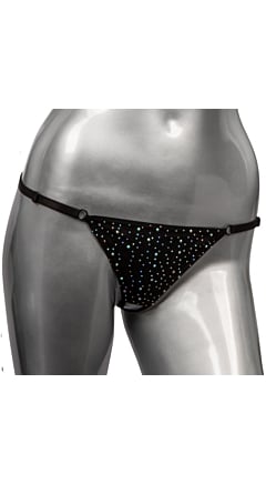 PLUS SIZE RADIANCE CROTCHLESS THONG PANTY