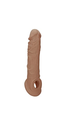 REAL ROCK 8" PENIS EXTENDER WITH RINGS