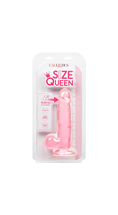 Size Queen 6" Pink Dong