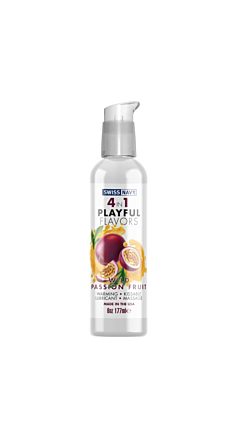 SWISS NAVY 4 IN 1 WILD PASSION FRUIT PLAYFUL 4 OZ
