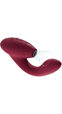 WOMANIZER DUO G SPOT VIBRATOR WITH CLITORAL STIMULATION