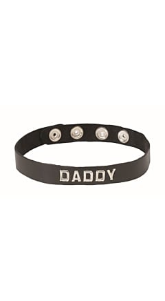 Word Band Collar- Daddy